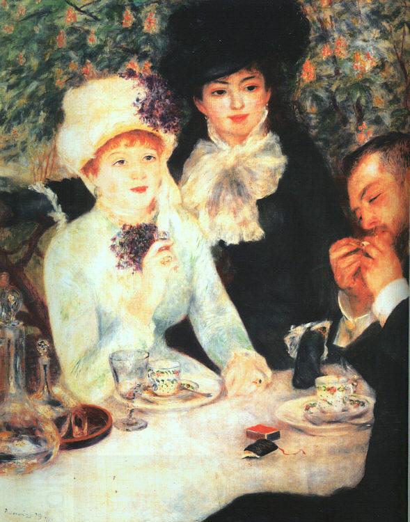 Pierre Renoir The End of the Luncheon China oil painting art